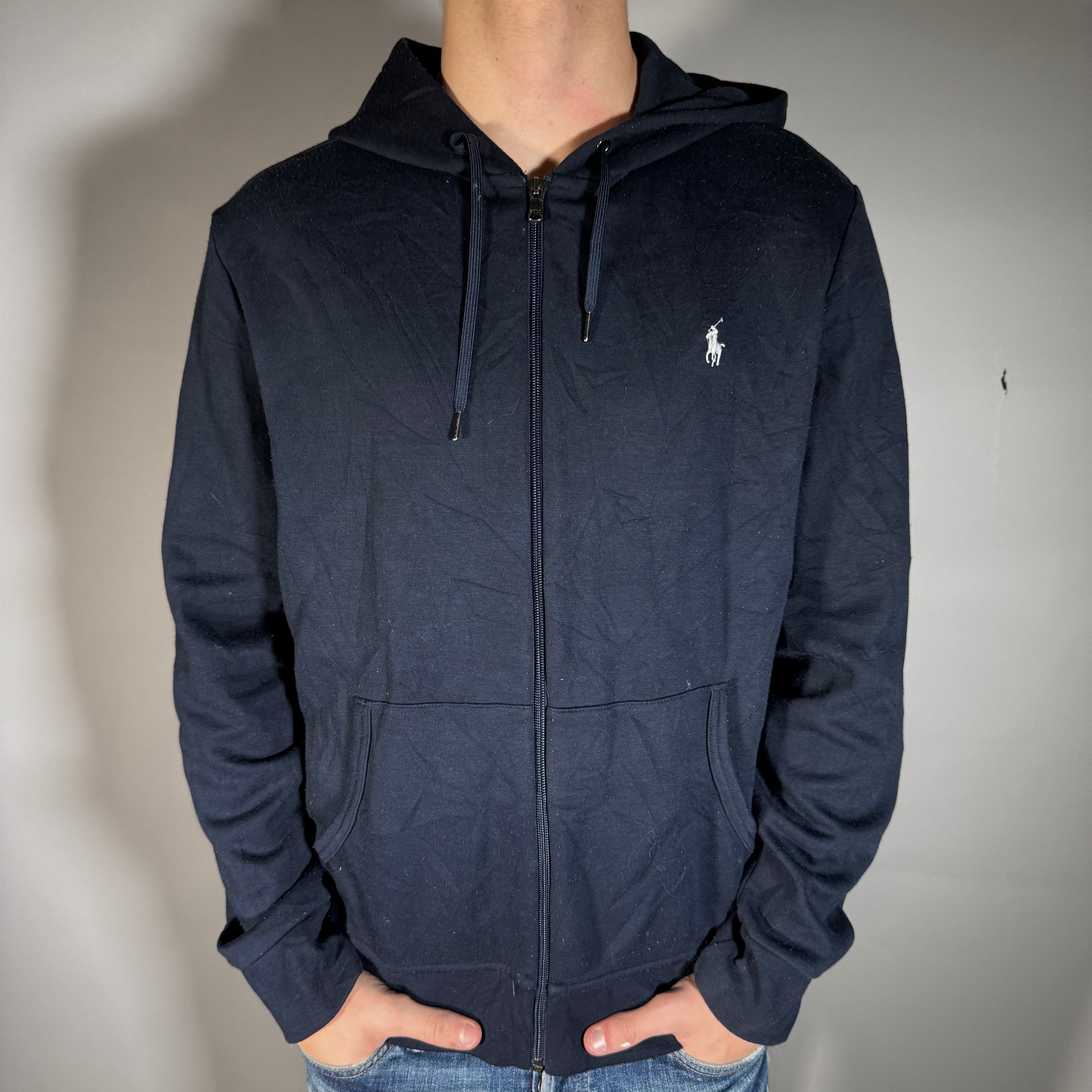 Ralph Lauren Zip-Up Hoodie - L