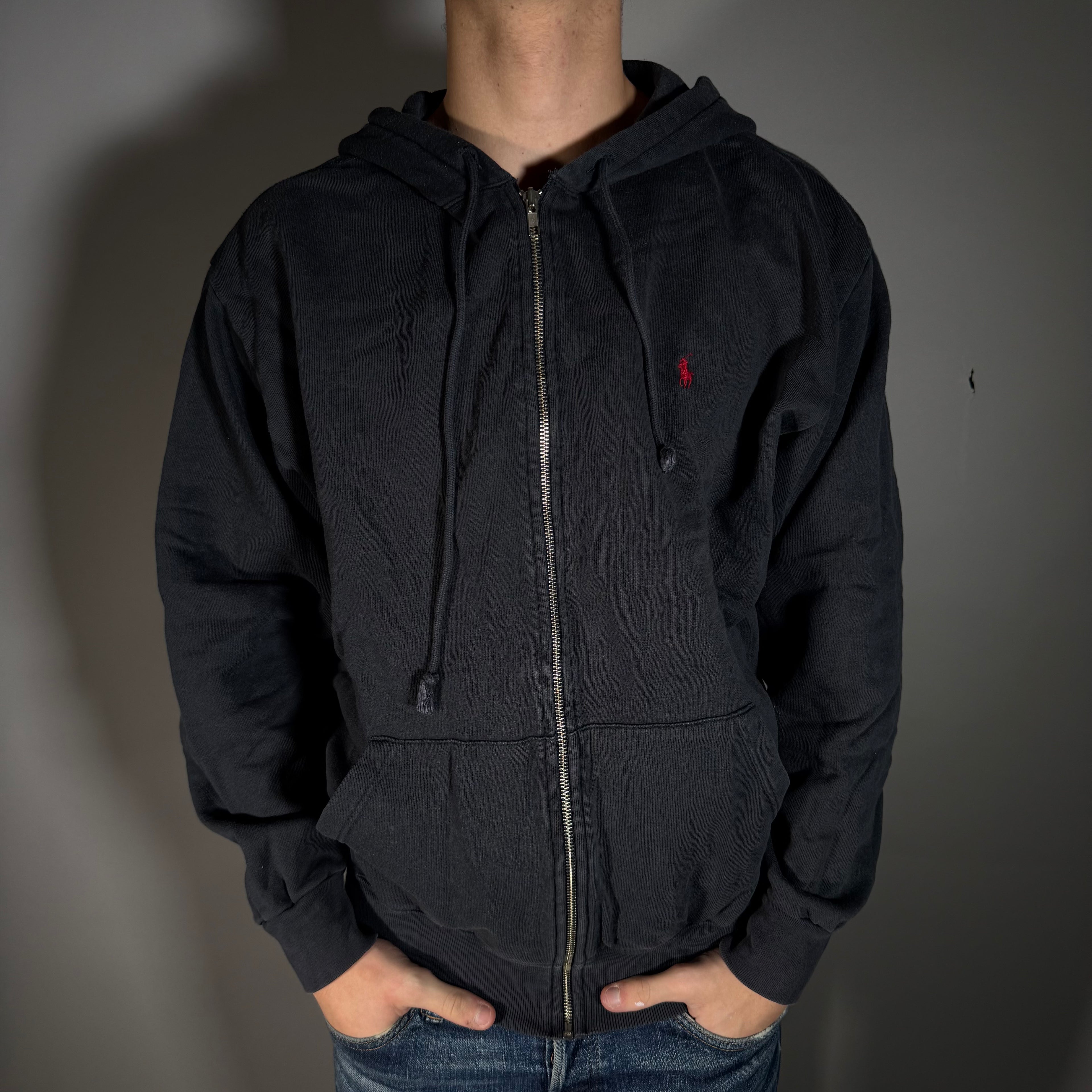 Ralph Lauren Zip-Up Hoodie - L