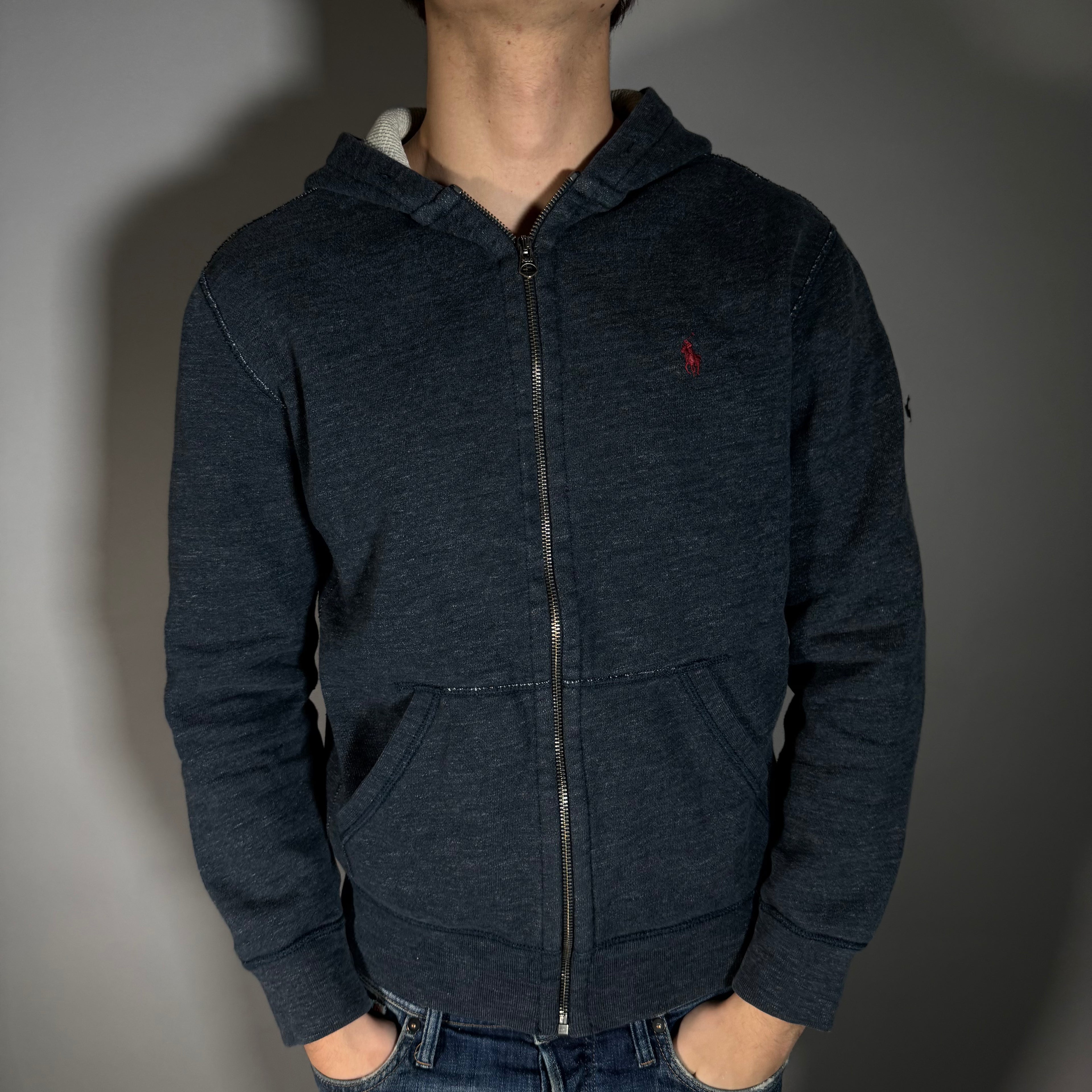 Ralph Lauren Zip-Up Hoodie - M
