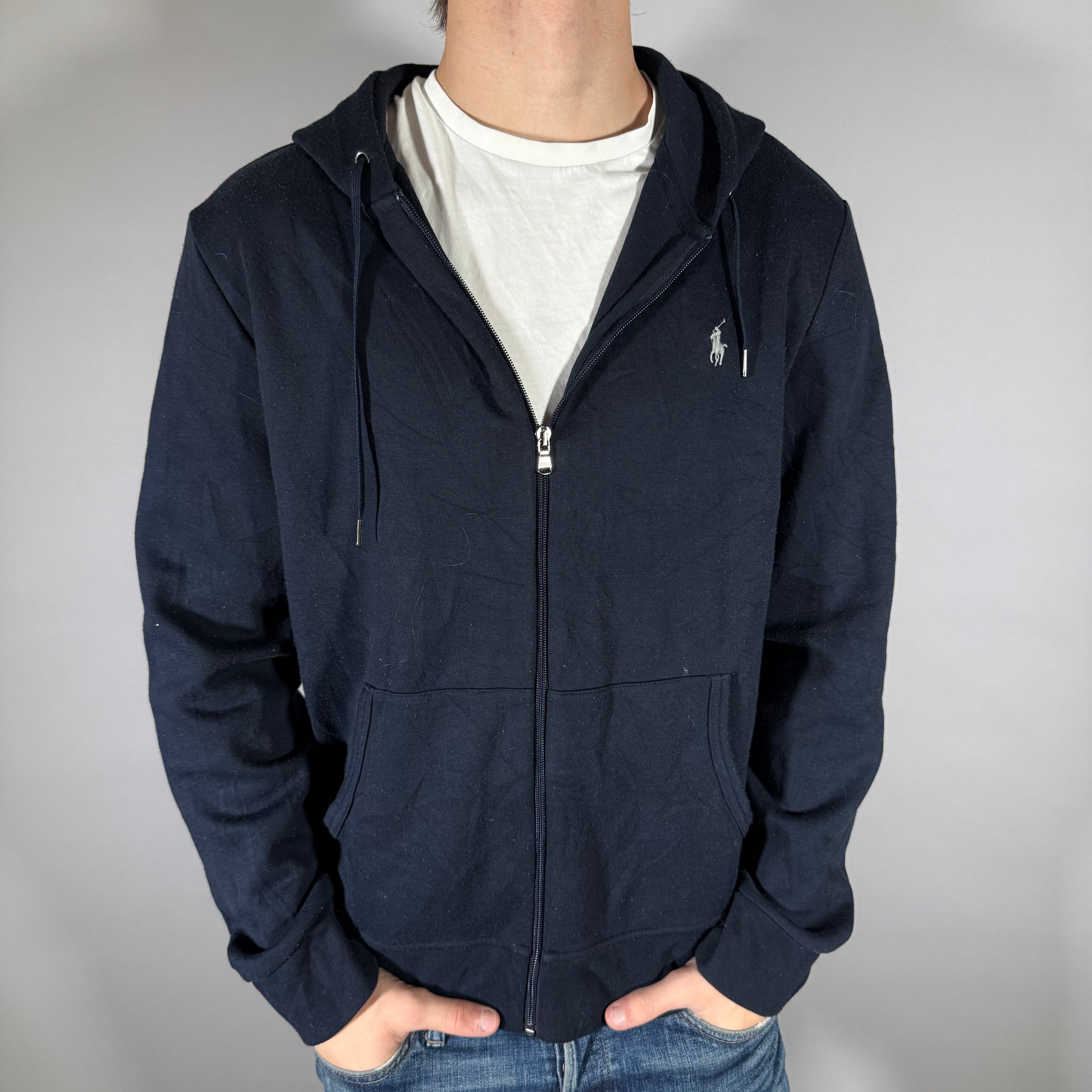Ralph Lauren Zip-Up Hoodie - L
