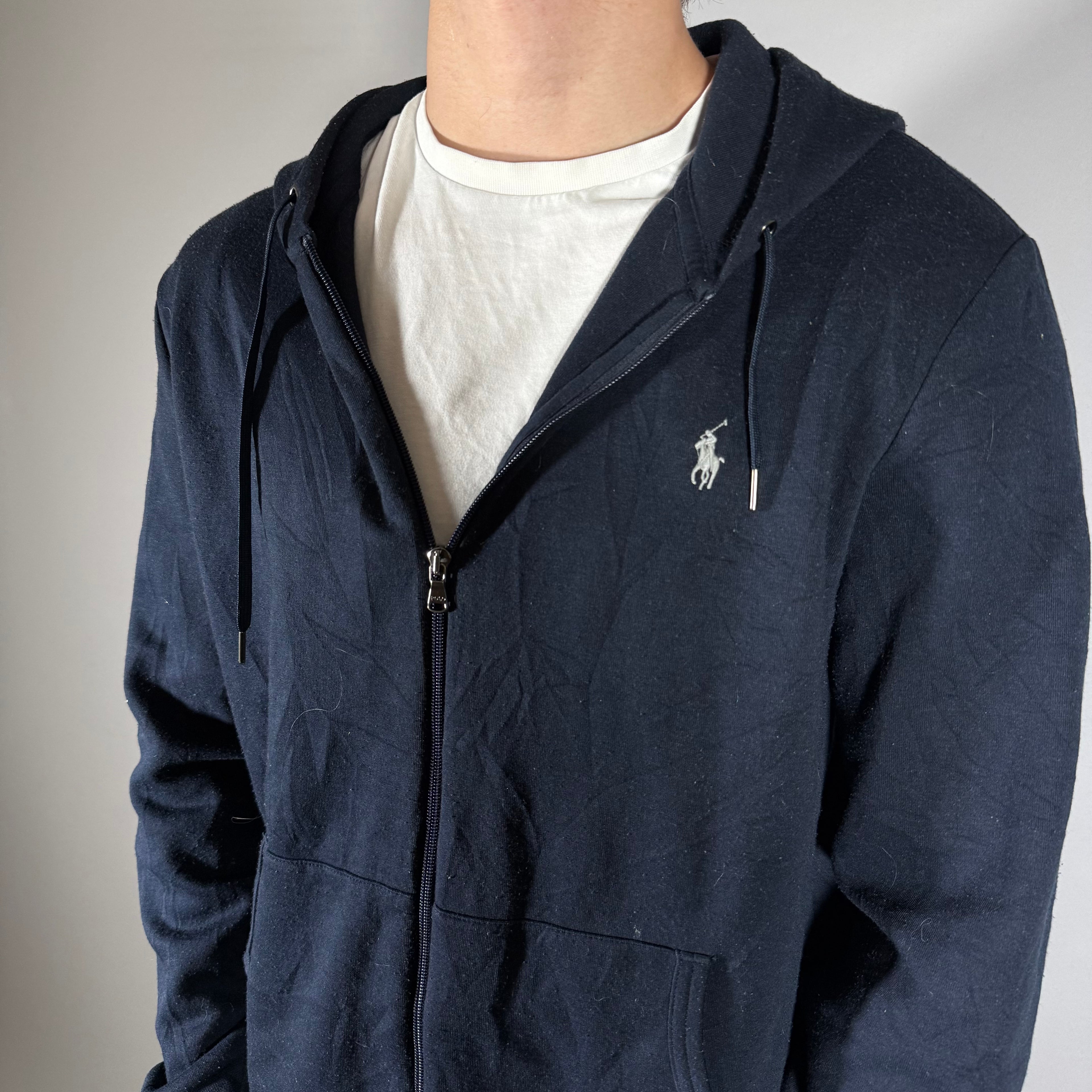 Ralph Lauren Zip-Up Hoodie - L